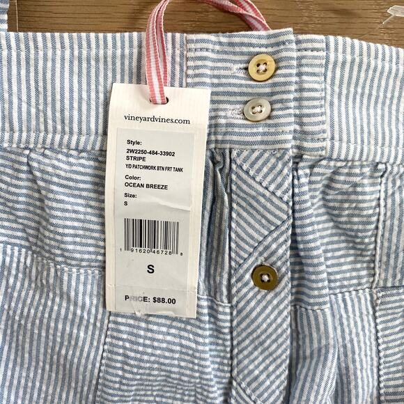 Vineyard Vines Yarn Dye Patchwork Button Front Tank - Picture 3 of 4